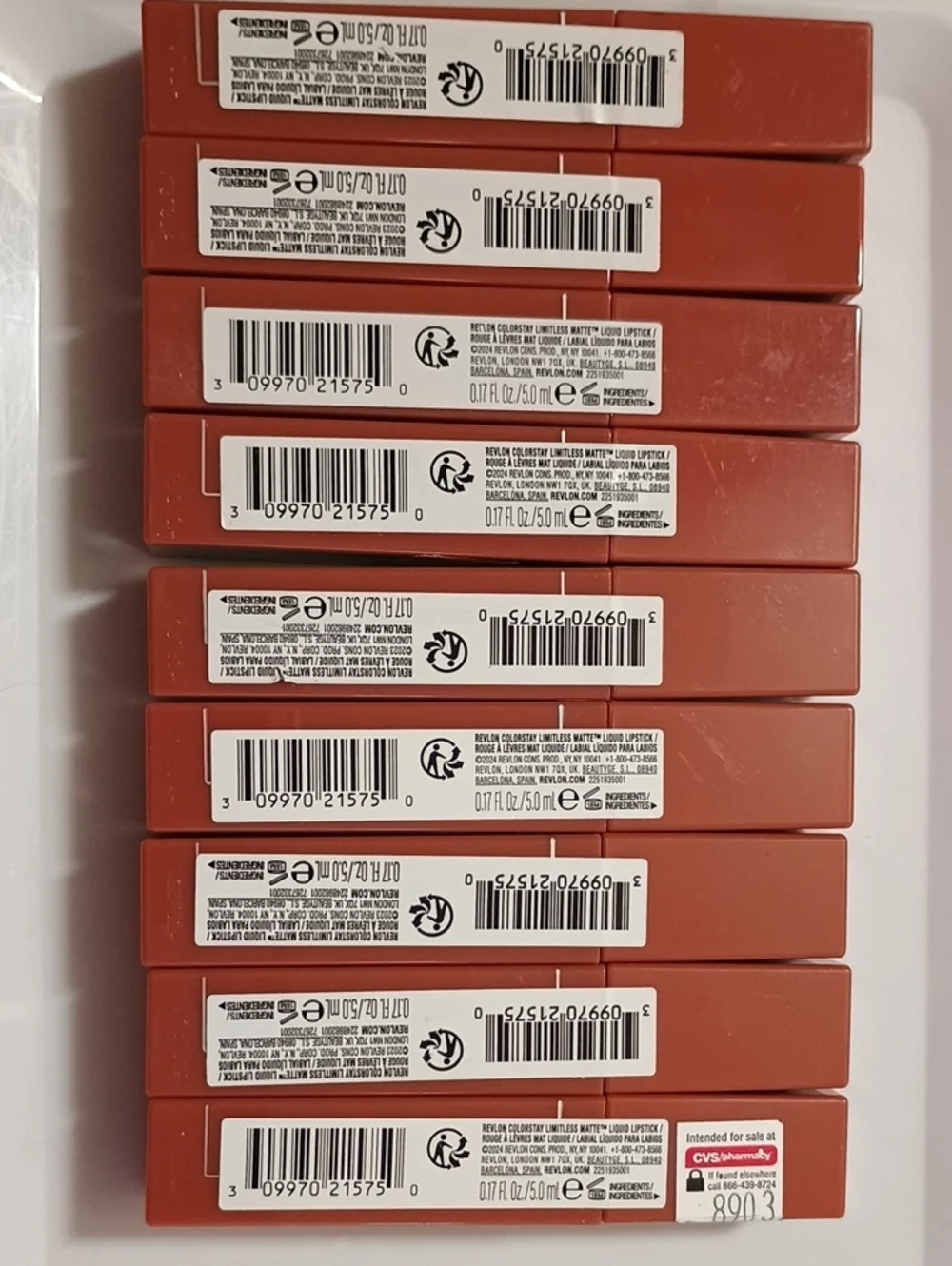 9 x Revlon Colorstay Limitless Matte Lipstick Beauty Sleep